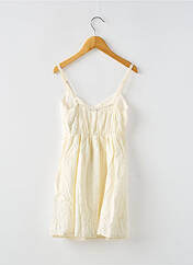 Robe courte blanc MINI MIGNON pour fille seconde vue