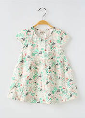 Robe courte blanc MOULIN ROTY pour fille seconde vue