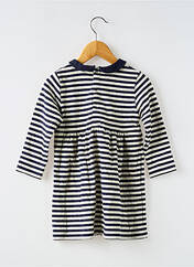 Robe courte bleu PETIT BATEAU pour fille seconde vue