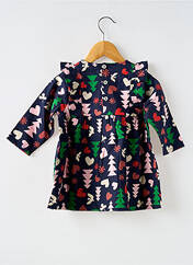 Robe courte bleu PETIT BATEAU pour fille seconde vue