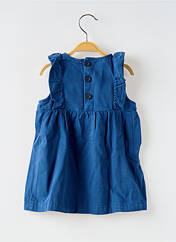Robe courte bleu PETIT BATEAU pour fille seconde vue
