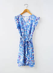 Robe courte bleu PM MERE & FILLE pour fille seconde vue
