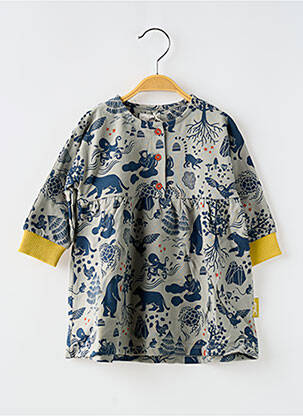 Robe courte gris MOULIN ROTY pour fille