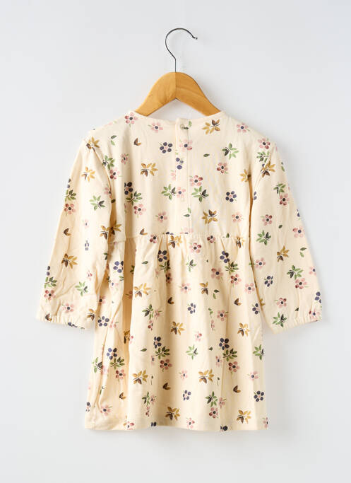 Robe courte beige PETIT BATEAU pour fille