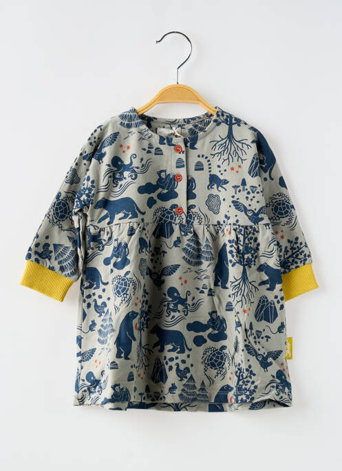 Robe courte gris MOULIN ROTY fille