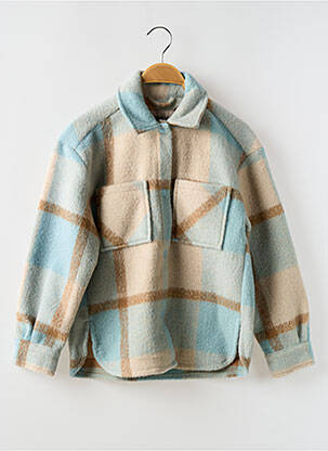Veste casual col chemisier bleu ONLY fille
