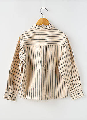 Chemise manches longues imprimé rayures beige NAME IT garçon