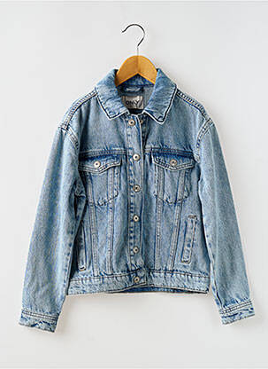 Veste casual col chemisier bleu ONLY fille