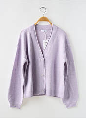 Gilet manches longues violet NAME IT pour fille seconde vue