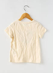 T-shirt beige PETIT BATEAU pour fille seconde vue