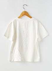 T-shirt blanc LYLA ROSE pour fille seconde vue