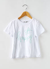 T-shirt blanc MINI MIGNON pour fille seconde vue