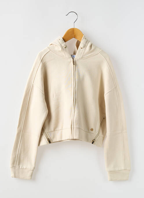 Veste casual resserrée sur le bas beige MAYORAL fille