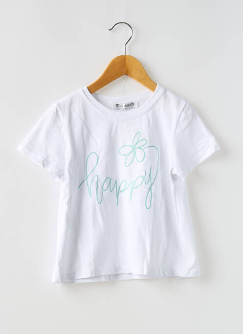 T-shirt blanc MINI MIGNON pour fille