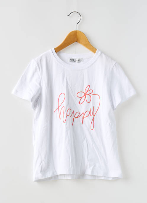 T-shirt blanc MINI MIGNON pour fille