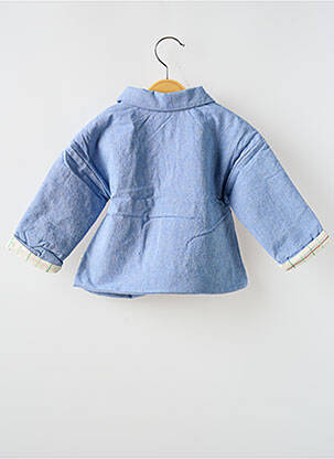 Veste casual fermeture boutonnée sur le devant bleu MOULIN ROTY fille
