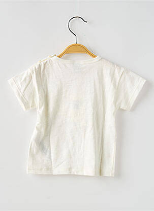 T-shirt coupe droite manches courtes blanc PETIT BATEAU enfant