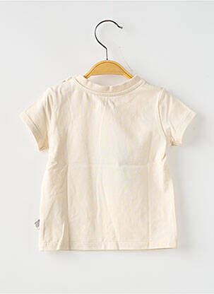 T-shirt coupe droite manches courtes beige MOULIN ROTY enfant