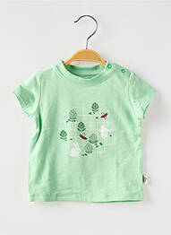 T-shirt coupe droite manches courtes vert MOULIN ROTY enfant
