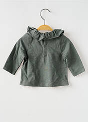 Blouse vert PETIT BATEAU pour fille seconde vue