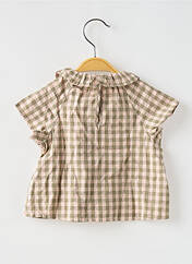 Blouse vert PETIT BATEAU pour fille seconde vue