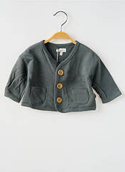 Gilet manches longues gris MOULIN ROTY pour fille seconde vue