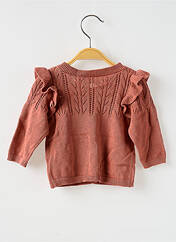 Gilet manches longues marron NAME IT pour fille seconde vue