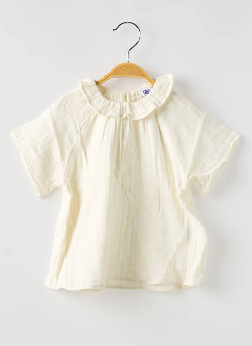 Blouse blanc PETIT BATEAU pour fille