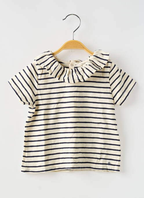 Blouse blanc PETIT BATEAU pour fille