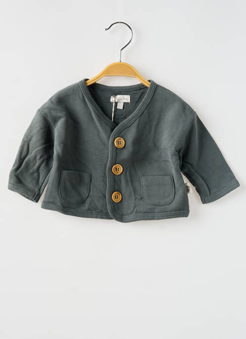 Gilet manches longues gris MOULIN ROTY pour fille