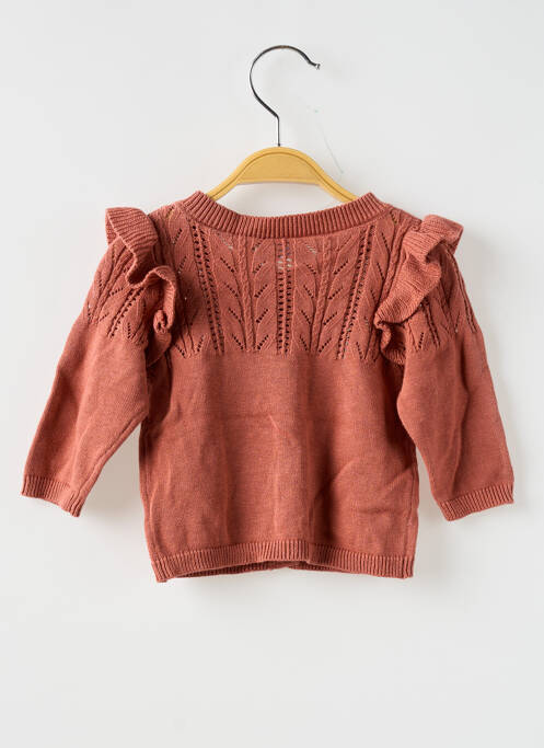 Gilet manches longues marron NAME IT pour fille