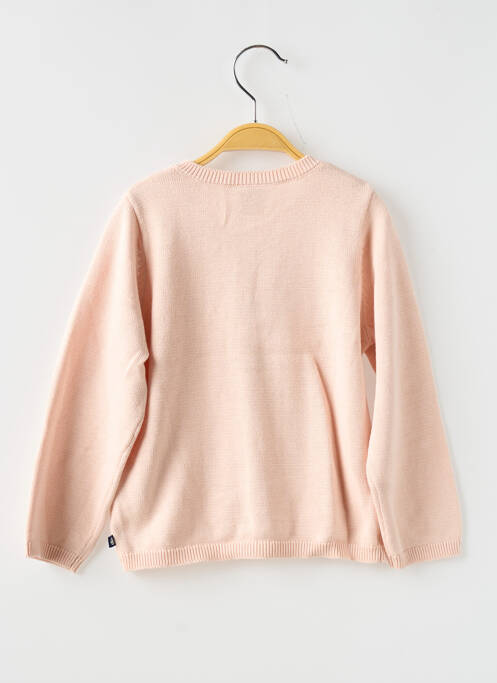 Gilet manches longues rose PETIT BATEAU pour fille