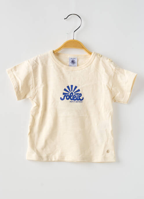 T-shirt beige PETIT BATEAU pour enfant