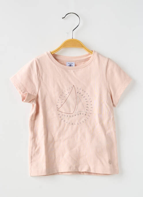 T-shirt rose PETIT BATEAU pour fille