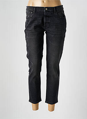 Jeans coupe slim effet usé délavé taille normale noir HEARTLESS JEANS femme