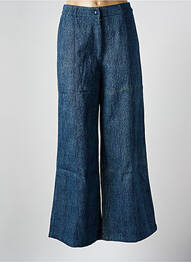 Jean coupe flare taille haute taille haute bleu AN' GE femme