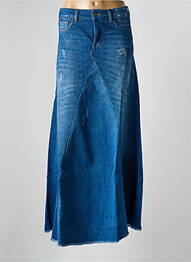 Jupe longue taille haute bleu HEARTLESS JEANS femme