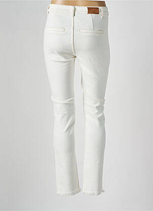 Jeans coupe slim stretch taille normale beige NÜD femme