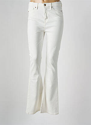 Jeans bootcut taille haute taille haute beige LA PETITE FRANCAISE femme