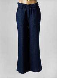 Jeans coupe large stretch taille haute bleu AN' GE femme