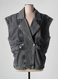 Veste casual col tailleur noir HEARTLESS JEANS femme