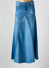 Jupe longue taille haute bleu clair HEARTLESS JEANS femme