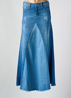 Jupe longue taille haute bleu clair HEARTLESS JEANS femme