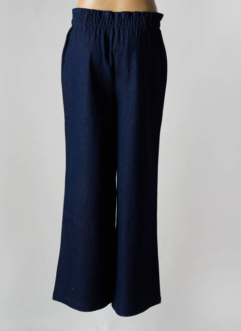 Jeans coupe large stretch taille haute bleu AN' GE femme