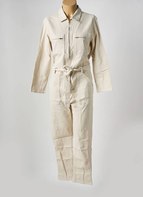 Combi-pantalon beige LA PETITE FRANCAISE pour femme