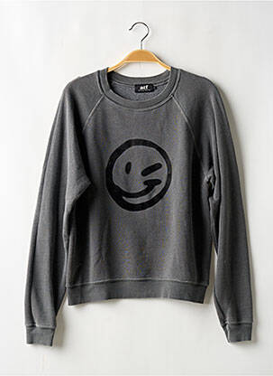 Pull resserrée sur le bas manches longues gris ATF (ALL THINGS FABULOUS) femme