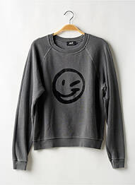 Pull col rond manches longues gris ATF (ALL THINGS FABULOUS) femme