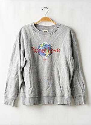 Pull col rond manches longues gris PATINE femme