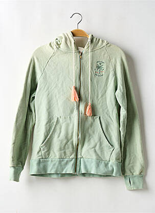 Veste casual coupe droite vert FEMI STORIES femme
