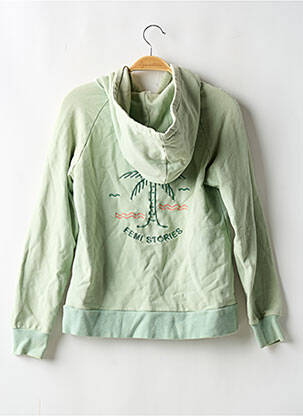 Veste casual coupe droite vert FEMI STORIES femme